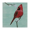 Trademark Fine Art Melissa Wang 'Bird & Blossoms Ii' Canvas Art, 14x14 WAG13267-C1414GG